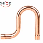 Nexnice Copper Fitting Refrigeration Return Bend C×C showing an extended U-shaped copper tube, front view