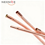 Nexnice copper tubes specifically designed as inner tubes for coaxial and tube-in-tube heat exchangers.